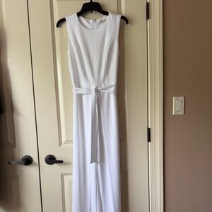 Cato White Jumpsuit size 4